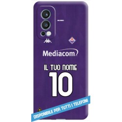 COVER FIORENTINA NUOVA MAGLIA 2024-25 NOME E NUMERO per APPLE IPHONE SAMSUNG GALAXY HUAWEI ASUS LG ALCATEL OPPO VIVO XIAOMI