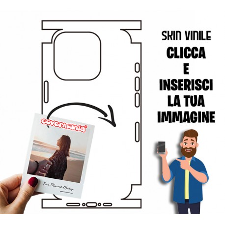 iPhone 16 PRO SKIN VINILE ADESIVO PERSONALIZZATO WRAPPING PER APPLE