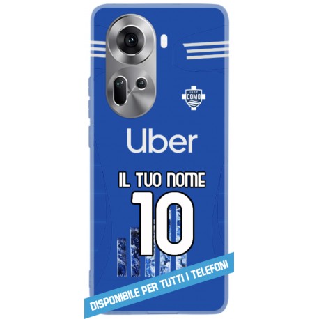 COVER COMO NUOVA MAGLIA 2024-25 NOME E NUMERO per APPLE IPHONE SAMSUNG GALAXY HUAWEI ASUS LG ALCATEL OPPO VIVO XIAOMI