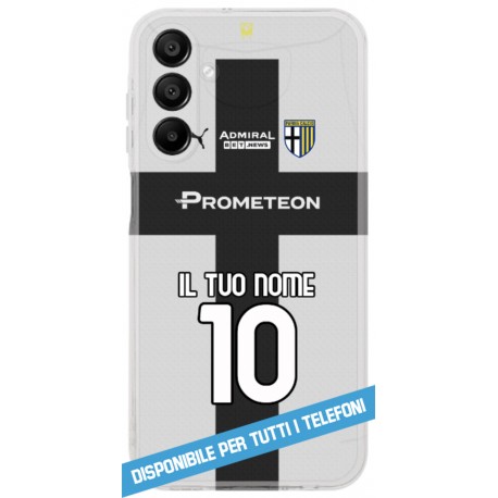 COVER PARMA NUOVA MAGLIA 2024-25 NOME E NUMERO per APPLE IPHONE SAMSUNG GALAXY HUAWEI ASUS LG ALCATEL OPPO VIVO XIAOMI