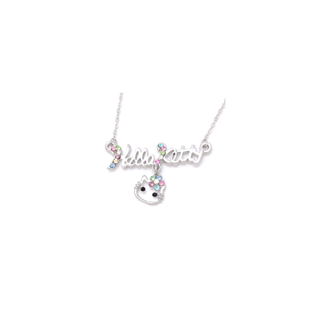 COLLANA CON SCRITTA E CIONDOLO Hello Kitty Sanrio Japan