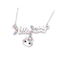 COLLANA CON SCRITTA E CIONDOLO Hello Kitty Sanrio Japan