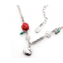 ANH-010 COLLANA CON CIONDOLO KITTY E COCCINELLA HELLO KITTY SANRIO JAPAN