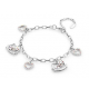 ABH-005 BRACCIALE CON FACCINE E CUORICINI HELLO KITTY JAPAN