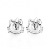 AEH-020 ORECCHINI A PERNO FACCINA SAGOMA STRASS HELLO KITTY JAPAN