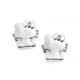 AEH-022 ORECCHINI A PERNO FIOCCO HELLO KITTY JAPAN