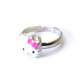 ARH-010 ANELLO KITTY FACCINA SMALTATA BABY HELLO KITTY SANRIO