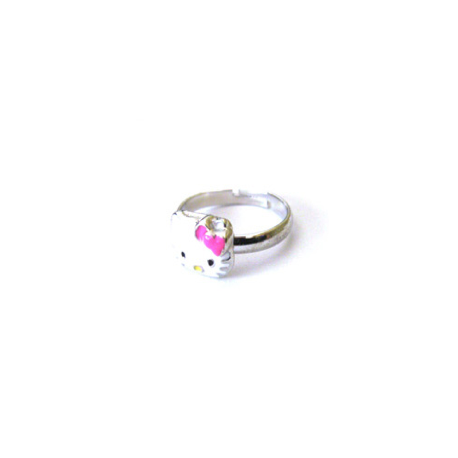 ARH-010 ANELLO KITTY FACCINA SMALTATA BABY HELLO KITTY SANRIO