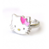 JR-001 ANELLO KITTY FACCINA SMALTATA CUORICINI HELLO KITTY SANRIO