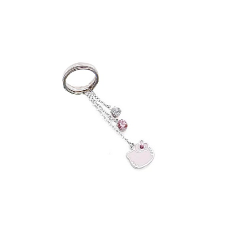 AZR-0191 PORTACHIAVI FACCINA E PIETRE HELLO KITTY SANRIO