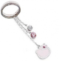 AZR-0191 PORTACHIAVI FACCINA E PIETRE HELLO KITTY SANRIO JAPAN