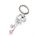 AEH-043 PORTACHIAVI SAGOMA E PERLINE HELLO KITTY SANRIO JAPAN