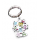 AEH-025 PORTACHIAVI SAGOMA COLORATA SMALTATA HELLO KITTY SANRIO