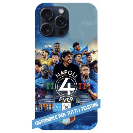 COVER NAPOLI SCUDETTO 4 2025 per TUTTI I TELEFONI