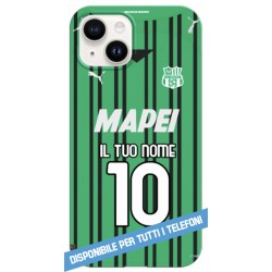 COVER SASSUOLO NUOVA MAGLIA 2025-26 NOME E NUMERO per TUTTI I TELEFONI