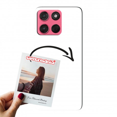 COVER PERSONALIZZATA MORBIDA MOTOROLA MOTO G57 - G57 POWER