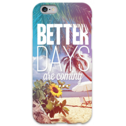 COVER BETTER DAYS ARE COMING per iPhone 3g/3gs 4/4s 5/5s/c 6/6s Plus iPod Touch 4/5/6 iPod nano 7