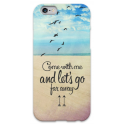 COVER COME WITH ME AND LET'S GO FOR AWAY per iPhone 3g/3gs 4/4s 5/5s/c 6/6s Plus iPod Touch 4/5/6 iPod nano 7