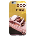 COVER FIAT 500 per iPhone 3g/3gs 4/4s 5/5s/c 6/6s Plus iPod Touch 4/5/6 iPod nano 7