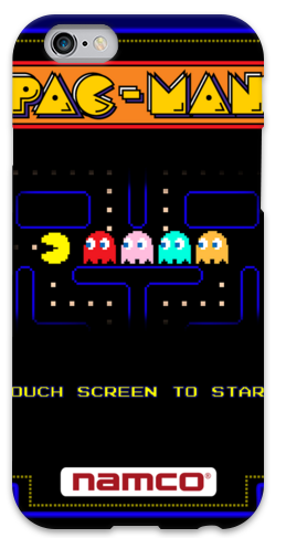 COVER PACMAN per iPhone 3g/3gs 4/4s 5/5s/c 6/6s Plus iPod Touch