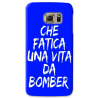 COVER CHE FATICA UNA VITA DA BOMBER BLU per SAMSUNG GALAXY SERIE S, S MINI, A, J, NOTE, ACE, GRAND NEO, PRIME, CORE, MEGA